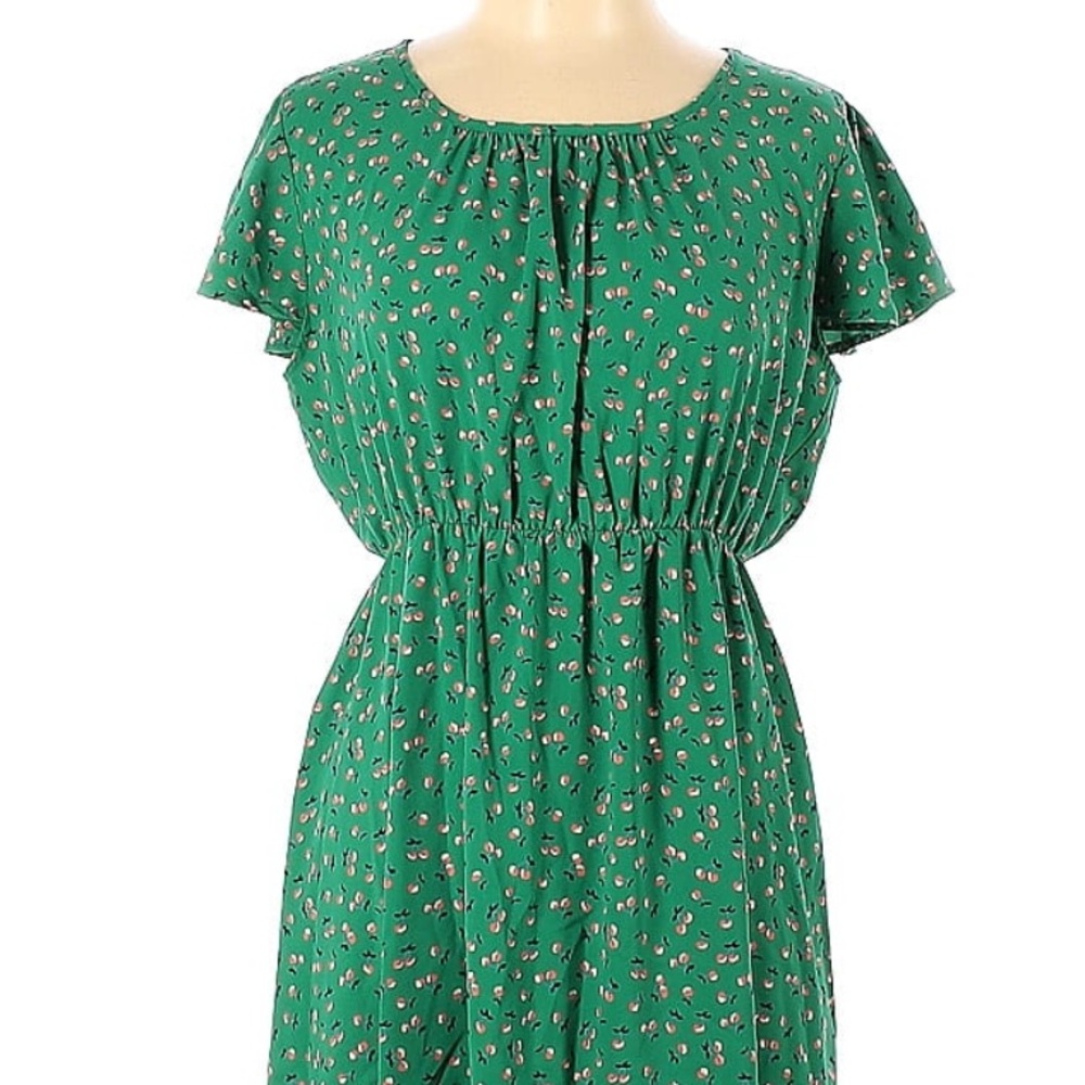 West Kei Emerald Floral Casual Dress